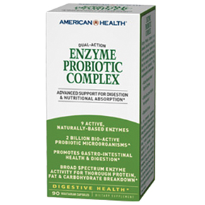 American Health Dual-Action Enzyme Probiotic Complex