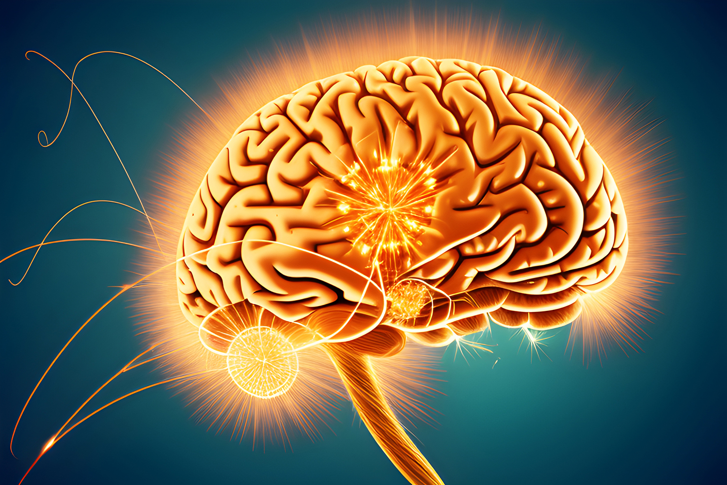 a brain surging with energy and ideas