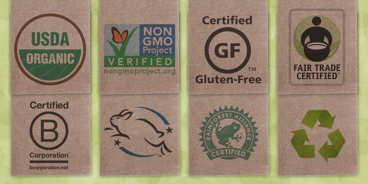 Natural products labels