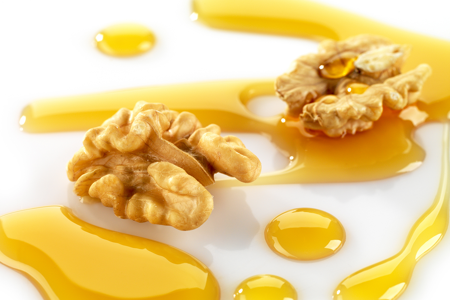 walnuts and maple syrup