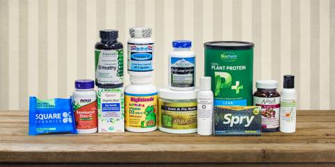 A wide variety of all-natural supplements, and more