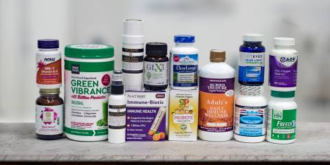 a wide variety of all-natural supplements