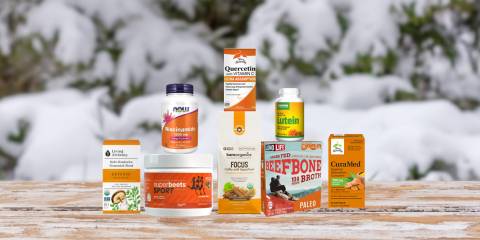 a variety of all-natural supplements and remedies