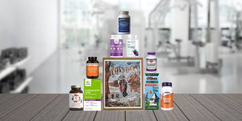 a selection of all-natural supplements, and an almanac