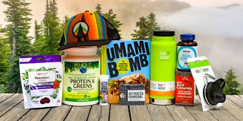 a collection of all-natural products for father's day