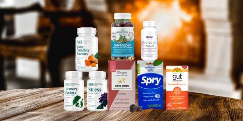 a variety of all-natural supplements and remedies