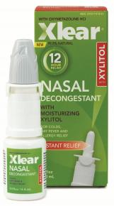 Xlear 12-Hour Decongestant Nasal Spray 