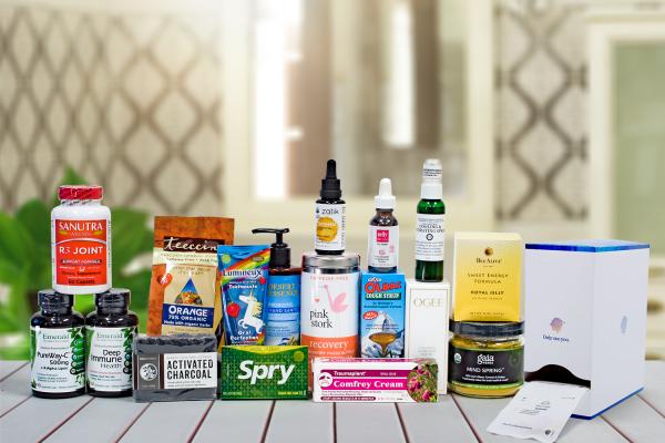 A wide variety of all natural supplements and body care products