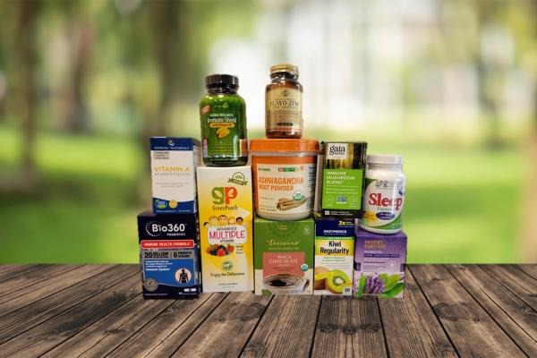 a wide variety of all-natural supplements