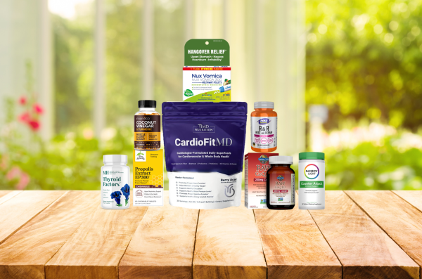 assortment of supplements