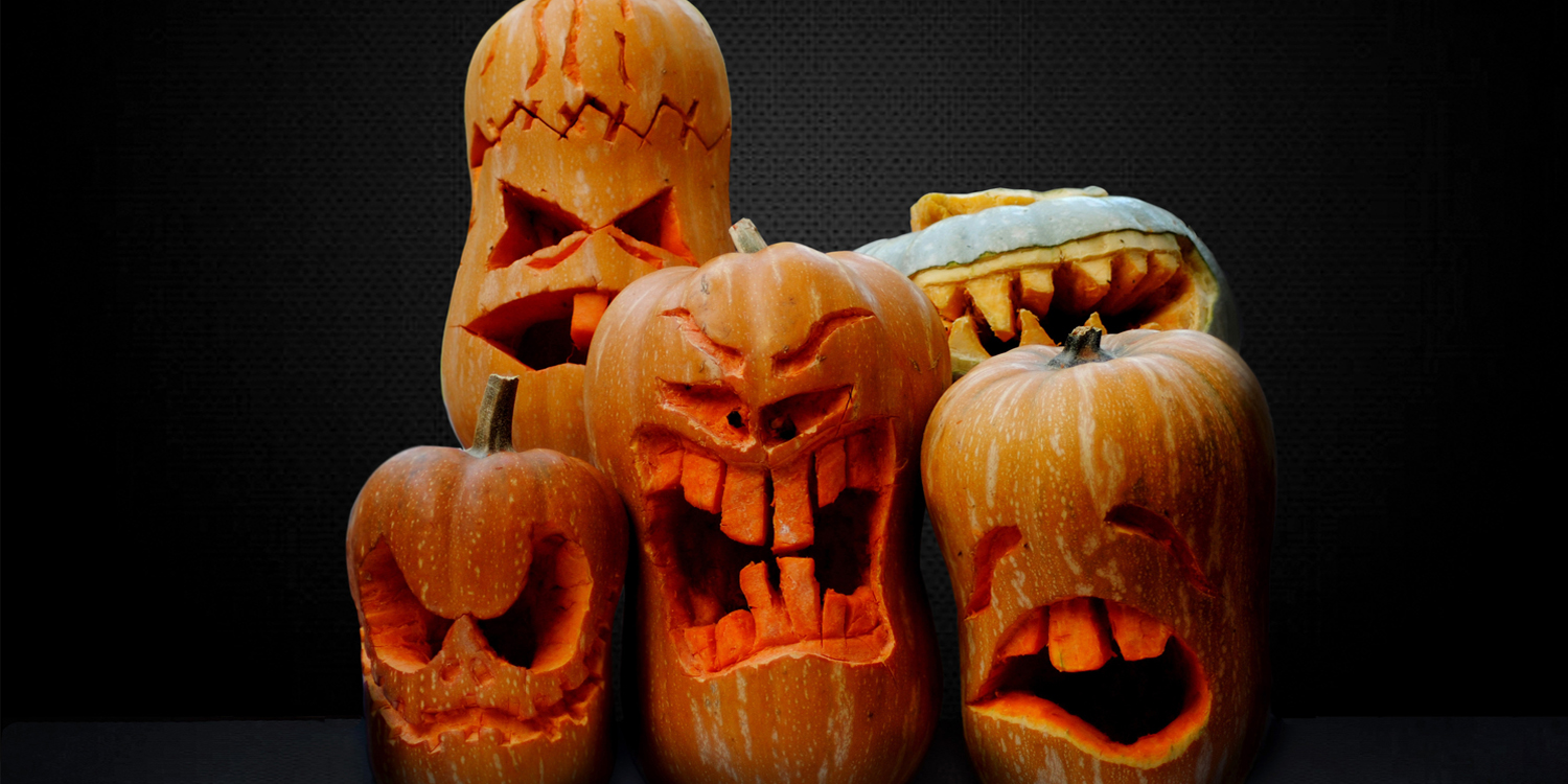 carved pumpkins