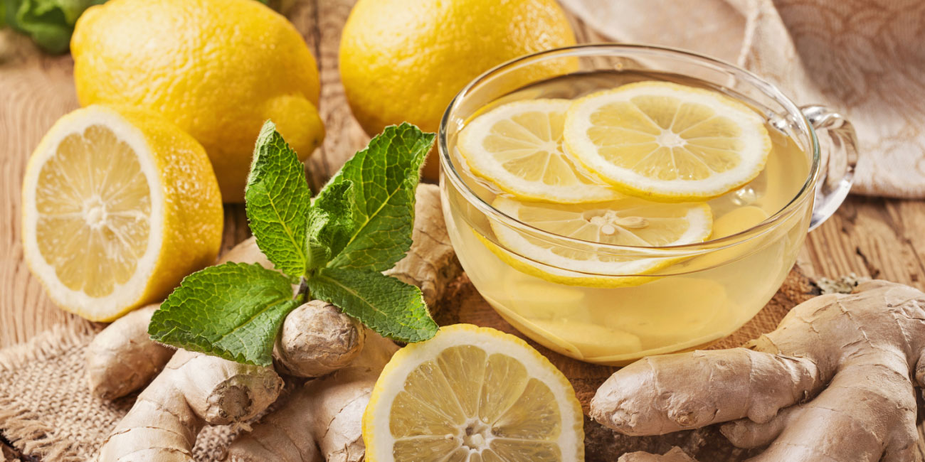 Ginger Tea and Citrus Fruits