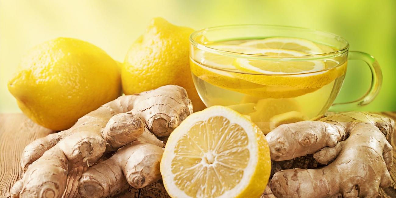 ginger tea with lemon