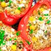 Quinoa Stuffed Red Peppers